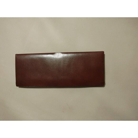 Talon Count Tri-Fold Wallet Brown Cowhide Leather Vintage Made In America - Picture 2 of 16
